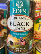 Beans Canned, Black, Eden Organic