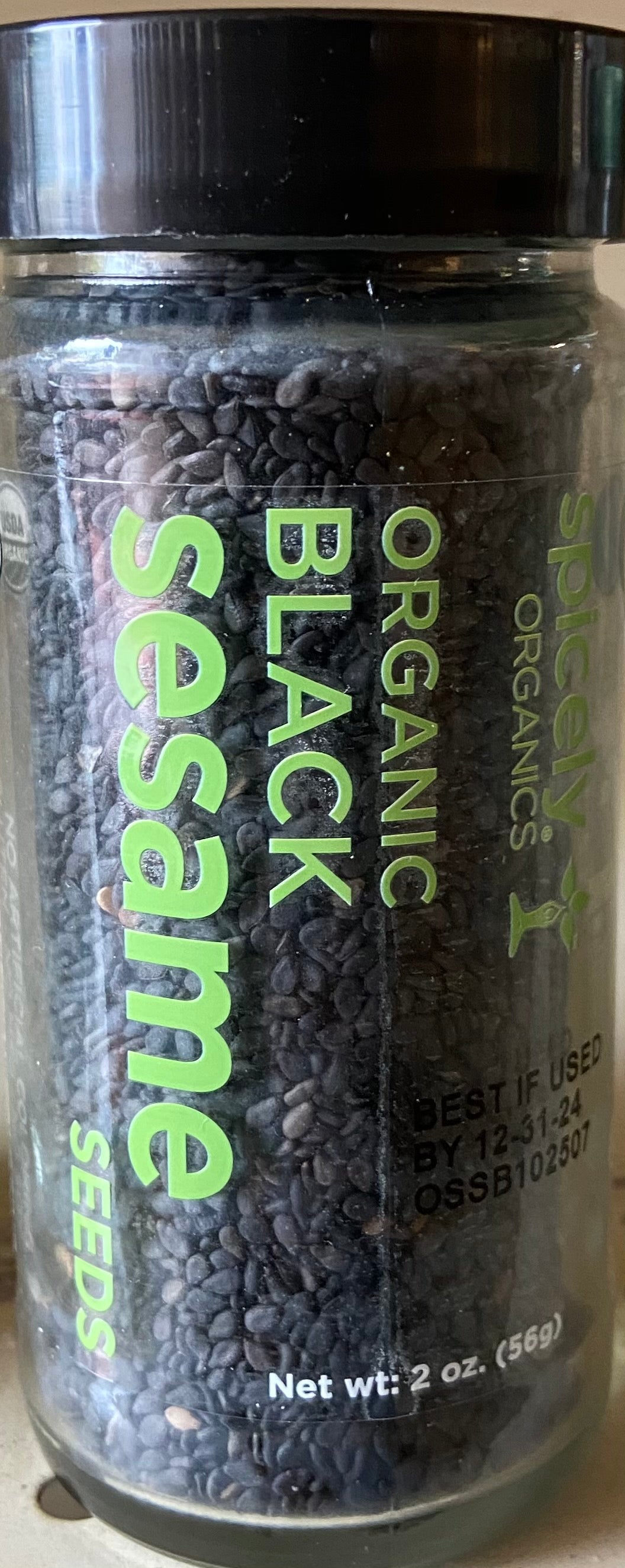 Sesame Seeds, Black, Spicely Organic