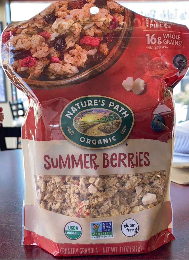 Granola, Nature's Path, Summer Berries, Organic, Gluten Free