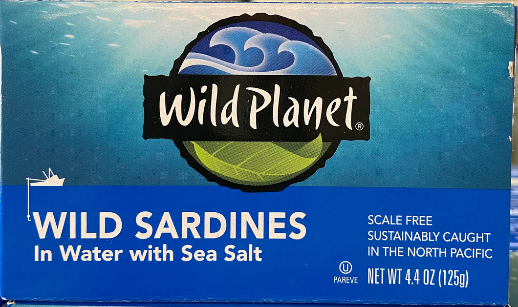 Sardines, Wild Caught in Spring Water, Wild Planet