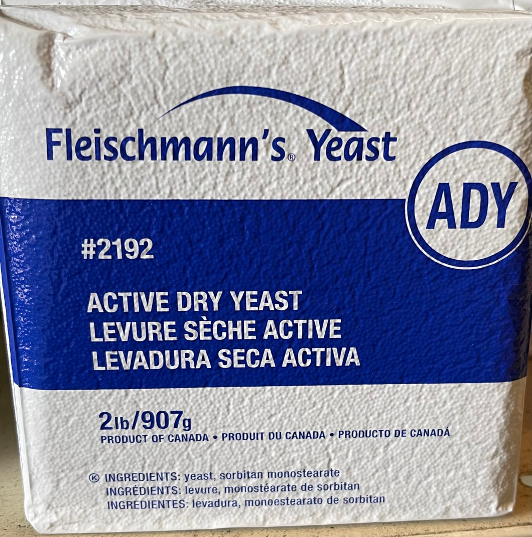 Yeast, Active Dry, 2 lb, Fleischmann's