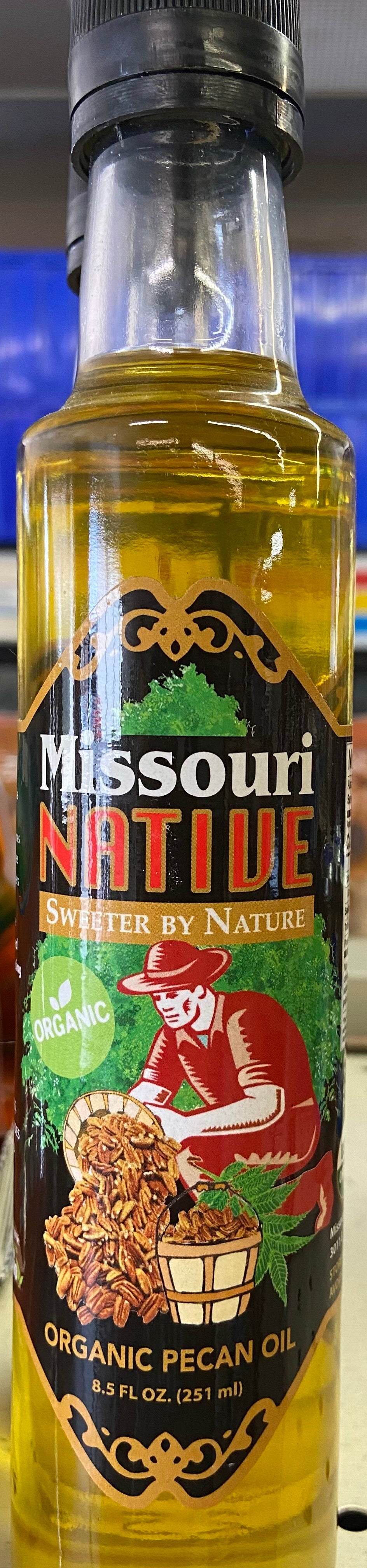 Oil, Organic Pecan, Missouri Native, 8.5 fl. oz.