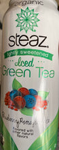 Load image into Gallery viewer, Iced Tea, Organic Blueberry Pomegranate Green, Steaz
