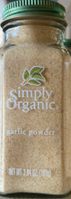 Load image into Gallery viewer, Garlic Powder, Simply Organic
