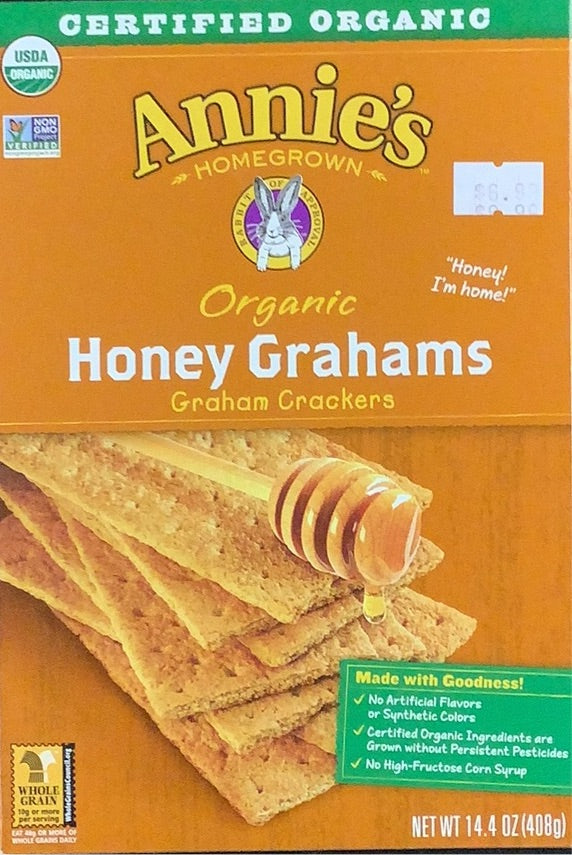 Crackers, Honey Grahams, Organic, Annie's