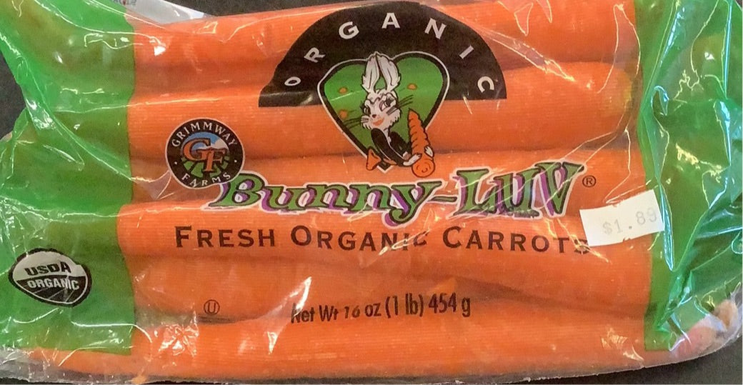 Carrots, Organic 1 lb. bag