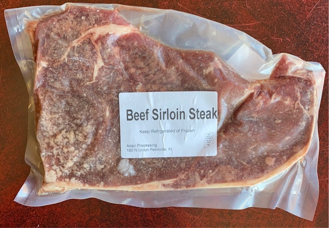 Beef, Sirloin Steak, Honey Rock Farms, Local Grass Fed