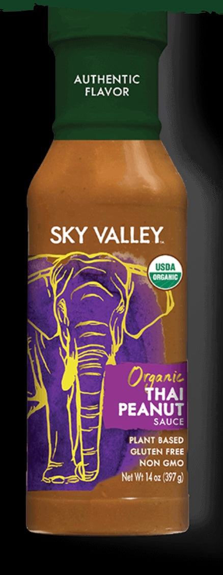Thai Peanut, Mild Sauce, Organic, Sky Valley
