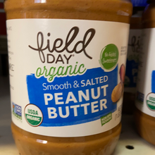 Load image into Gallery viewer, Peanut Butter, Smooth and Salted, Field Day, Organic
