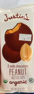 Chocolate Cups, Peanut Butter, Organic Milk, Justin's