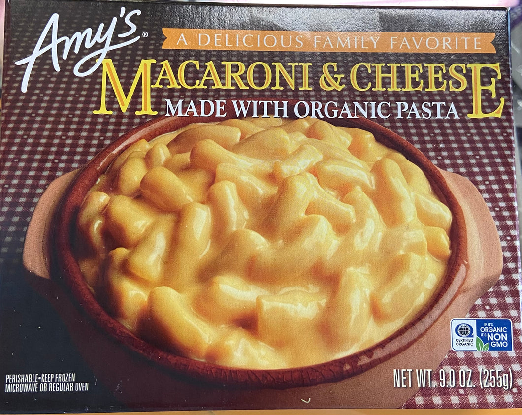 Sides, Frozen Mac and Cheese, Organic, Amy's (9 oz.)