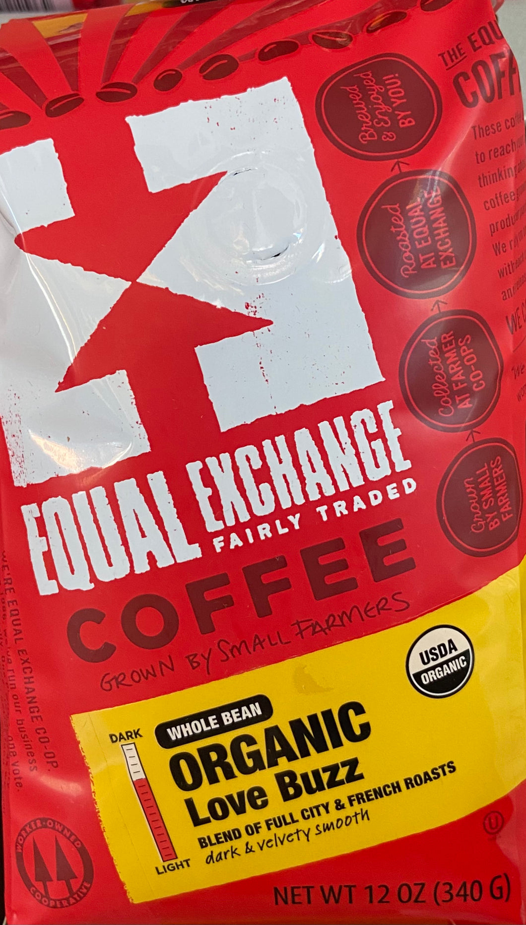 Coffee, Organic Love Buzz, Whole Bean, Equal Exchange