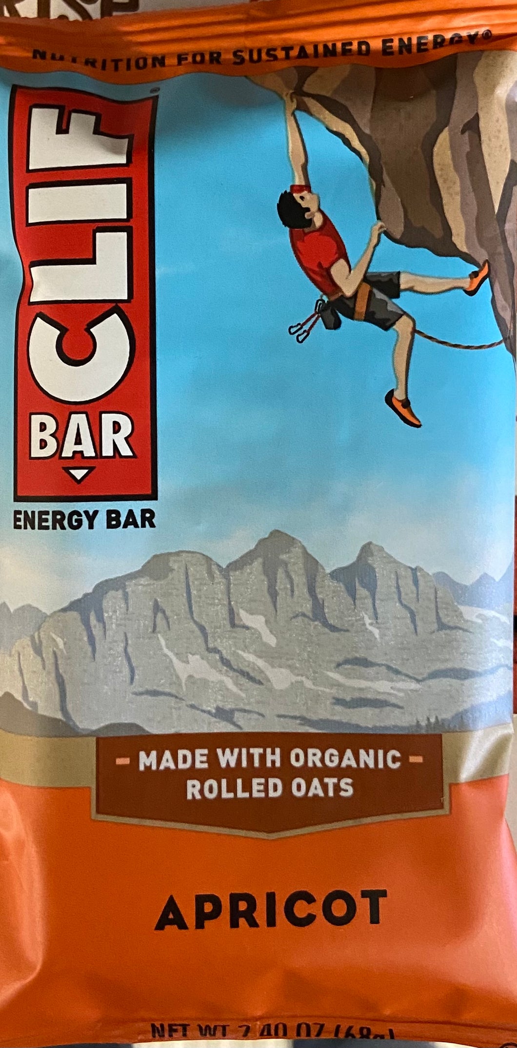 Nutrition Bar, Organic Apricot, Clif Bar