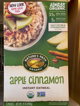 Load image into Gallery viewer, Oatmeal, Instant Apple Cinnamon, Organic, Nature&#39;s Path
