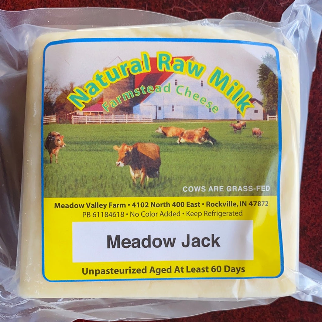Cheese, Meadow Jack Monterey Jack, Meadow Valley Farm, Grass Fed