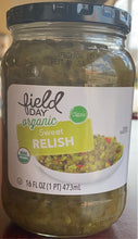 Load image into Gallery viewer, Pickle Relish, Organic Sweet, Field Day
