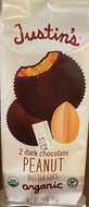 Chocolate Cups, Peanut Butter, Dark, Justin's, Organic