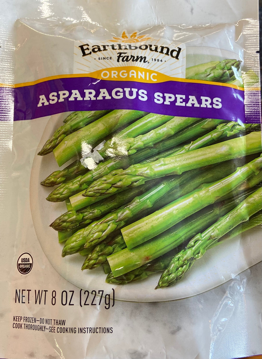 Asparagus Spears, Frozen, Earthbound Farm Organic, 8 oz.