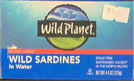 Sardines, Wild Caught Sardines, No salt added.