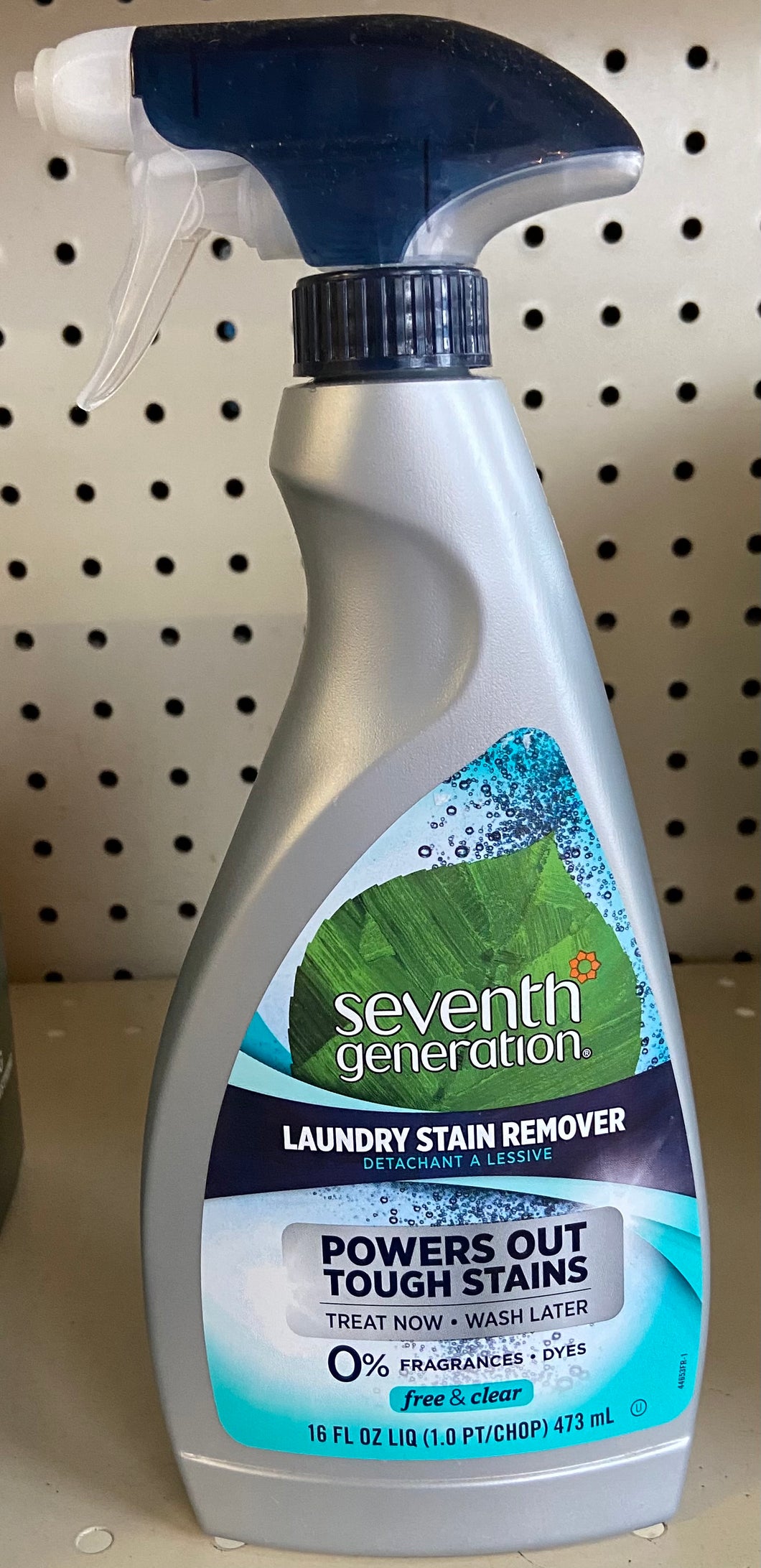 Laundry Stain Remover, Free and Clear, Seventh Generation
