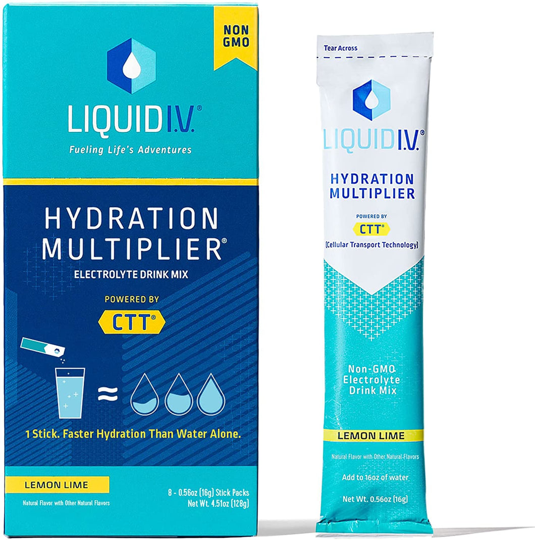 Hydration Multiplier Water Enhancer, Lemon-lime, Liquid IV