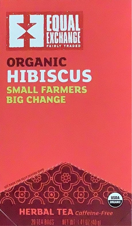 Tea Bags, Organic Hibiscus, Equal Exchange