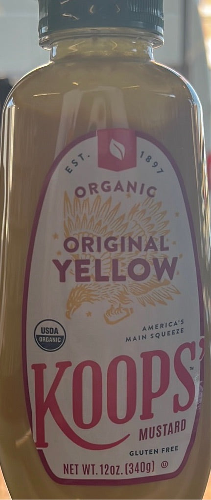 Yellow Mustard, Koops, Organic
