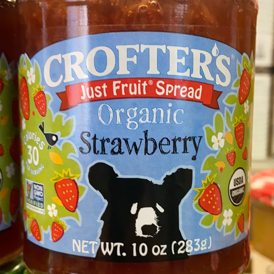 Fruit Spread, Strawberry Organic Just Fruit, Crofter's