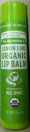 Lip Balm, Lemon Lime, Organic, Dr. Bronner's